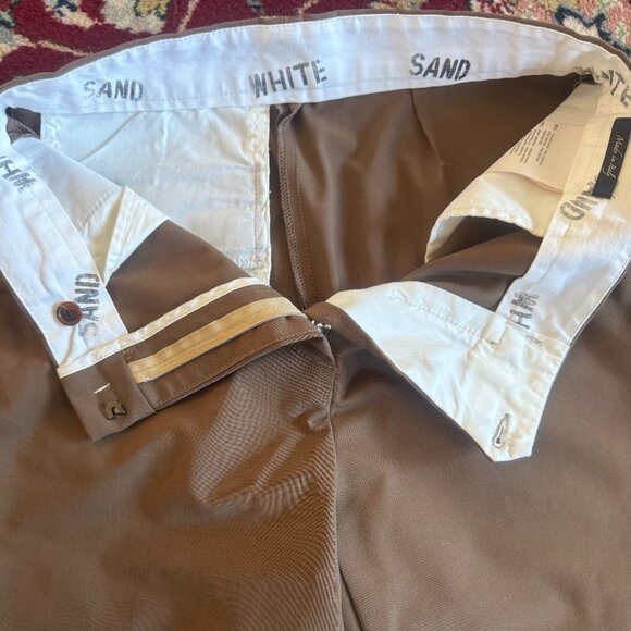 White Sand Women's Trouser in Toffee 44 IT, 30 U.S.-Euro Preppy, Quiet Luxury - Picture 7 of 12